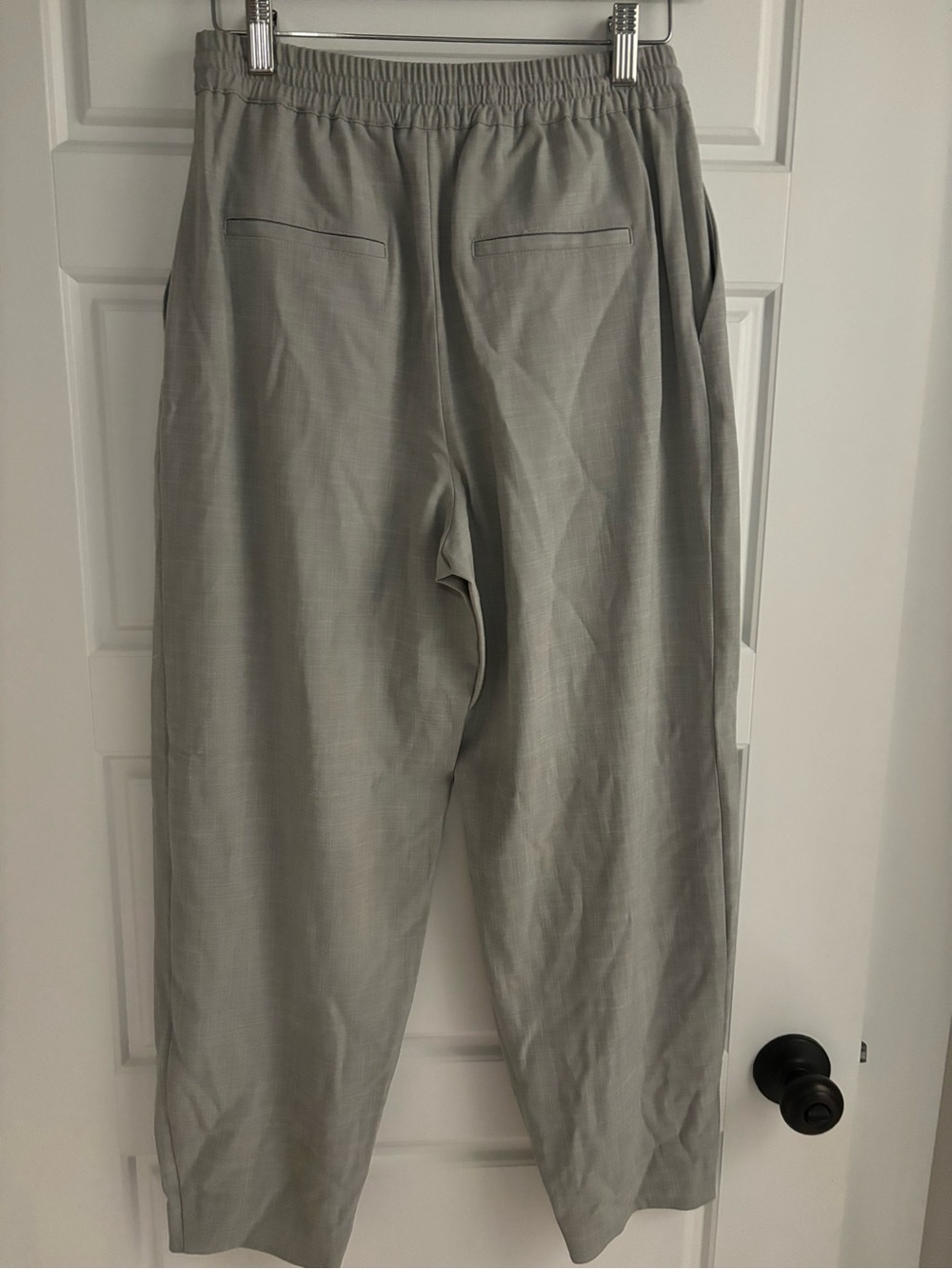 Express Light Gray Drawstring Joggers - Picture 4 of 4